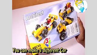 Lego 3 in 1 block construction car unboxing #toy