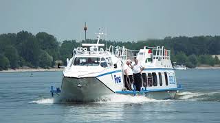 BÍBIC IV. szárnyashajó Gönyűnél - BÍBIC IV. Hydrofoil is at Gönyű 2.rész/Part 2.