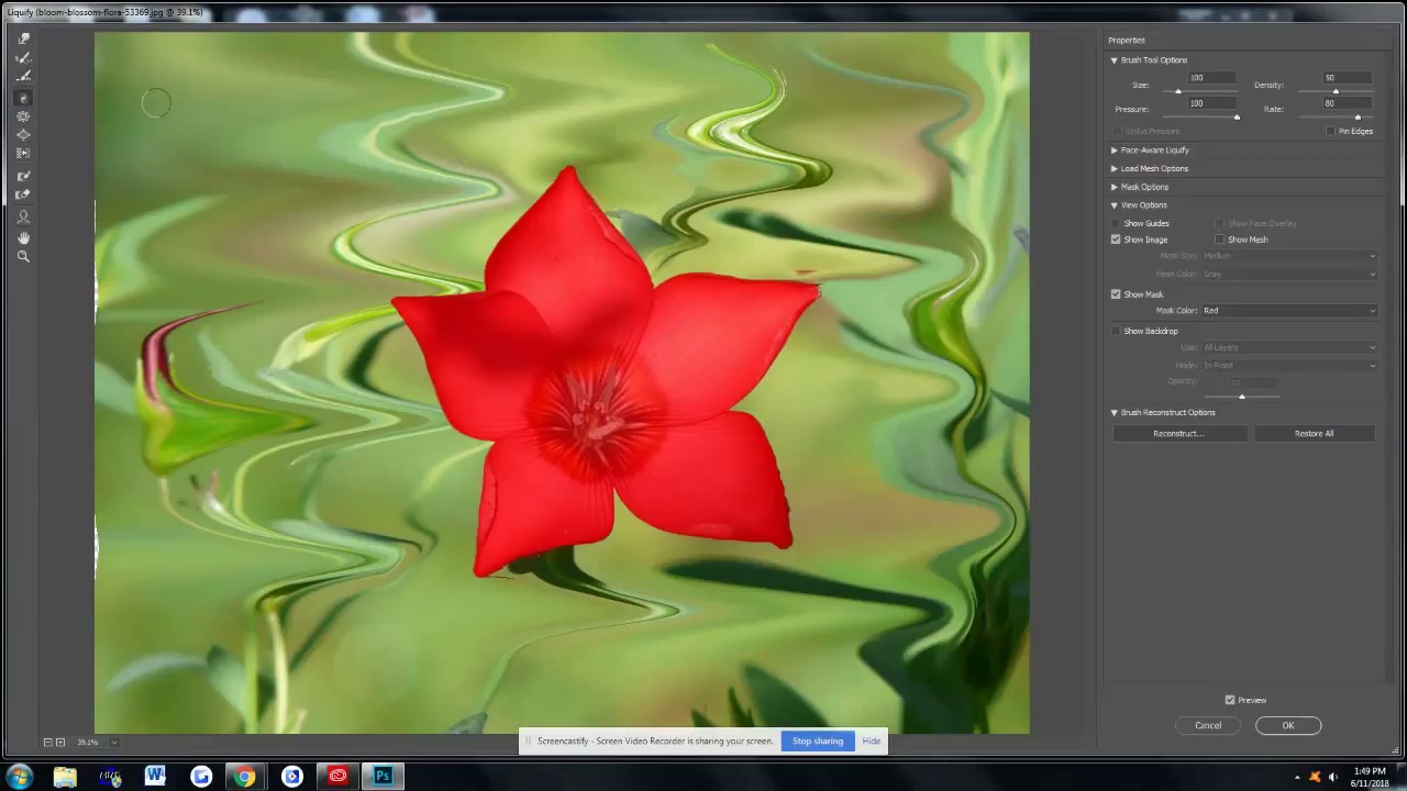 Adobe Photoshop Filter: Liquify - YouTube