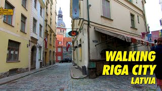 Walking RIGA Latvia City 2021 !!! 4K Walking Tour Riga Latvia !!! Part 5