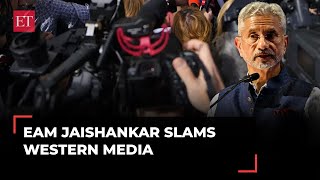 EAM Jaishankar slams Western media: 'They think they are political players in our elections...'