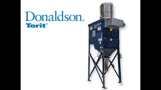 Used Donaldson Torit Dowflo II Pulse-jet Dust Collector w/ 5HP Fan - DFT2-4