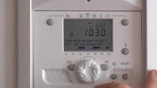 GA Heat Pump Time control setting