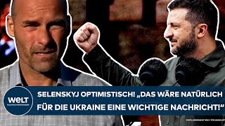 PUTINS KRIEG: Selenskyj optimistisch! "Das wäre natürlich für die Ukraine eine wichtige Nachricht!"