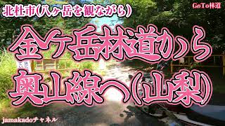 秩父山系「金ケ岳林道・奥山線」(山梨)