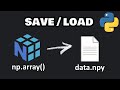 Saving and loading NumPy arrays is easy! 💾