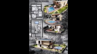 PHOTOSHOP İLE MİMARİ SUNUM PAFTASI HAZIRLAMA / Architecture Layout Presentation