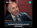 a brief history of matt lauer’s creepy on air behavior