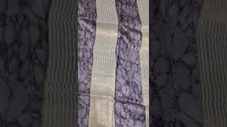 Tassar jari exclusive fancy print | with silk mark |