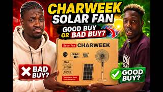 Charweek Solar Fan Unboxing & Setup | Is It Worth Buying in Nigeria?