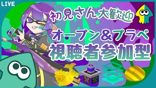 スプラトゥーン3オープン＆プラベ視聴者参加型配信！【#スプラトゥーン3 】【#新人vtuber 】【#参加型配信 】【#スプラトゥーン3参加型 】【#スプラ3 】【#ライブ 】