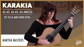 Martha Masters plays Olga Amelkina-Vera's "Karakia" on a 2023 Amélie Bouvret classical guitar