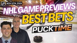 NHL Picks and Predictions Today | Jets vs Rangers | Flames vs Canucks | PuckTime Nov 12