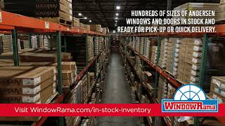 Andersen Windows Warehouse Stock