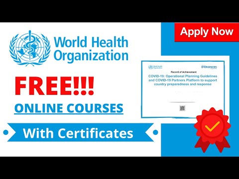 How to register for free WHO online courses? Complete Guide to Free Verified Certificates