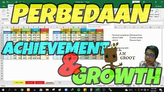 Belajar Excel - Achievement \u0026 Growth (Pencapaian \u0026 Pertumbuhan)