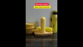 kids lunch box | Yellow Theme |Day15 |Office lunch box #shorts @raishomecreation