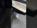 BMW F10 Wet Rear Carpet - Leaking Vapour Barrier