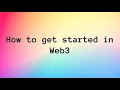 How to get started in Web3, Getting Your First Web3 Job