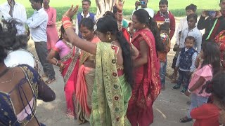 गाँव देहात के शादी डाँस | Dehati Dance Video | तोहार लाल घाघरा  | Dehati Duniya Bhojpuri