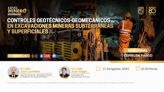 Controles Geotécnicos-Geomecánicos en Excavaciones Mineras Subterráneas y Superficiales