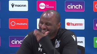 Patrick Vieira FULL pre-match press conference | Crystal Palace v Southampton
