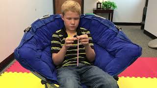 Palmar Primitive Reflex exercise - Straw Climb