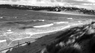 Paragliding Porth Kidney, Cornwall.