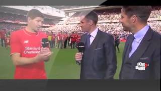 Steven Gerrard speaks after his last match at anfield for Liverpool 2015