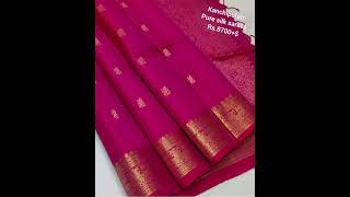 🎉Kanchipuram Pure silk sarees🎉 #pattusaree #kanchipattusareesinkanchi #puresilk#affordable#silksaree