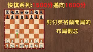 【Rey的西洋棋】對付英格蘭開局的布局觀念【1500分快棋系列】| 国际象棋 | Chess