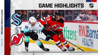 Kraken @ Devils 2/9 | NHL Highlights 2023