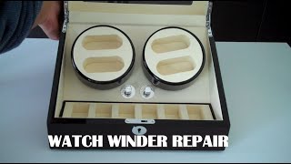 DIY, How to repair Watch Winder for checking motor condition and more