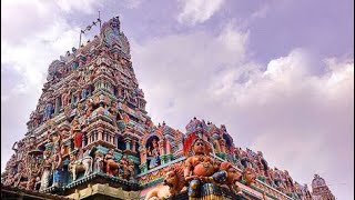 Sri Rajarajeshwari temple full 4K video and pyramid Hoshpetal 4K video