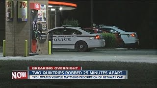 TPD: 2 QuikTrips robbed within 25 minutes