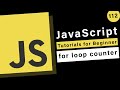 JavaScript Basics - How to adjust the counter in a for loop