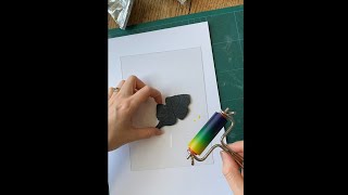 Relief Printing with a Rainbow Roll