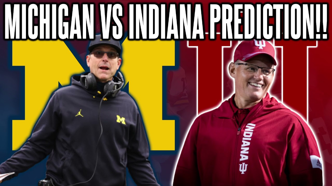 MICHIGAN VS INDIANA PREVIEW + PREDICTION! COLLEGE FOOTBALL 2021 - Win ...