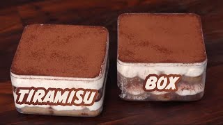 Tiramisu box | Kos rendah tapi boleh dijual harga lumayan | Tanpa mesin