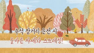 [강남베드로병원] 대명절 추석 장거리 운전 시 올바른 운전자세 와 스트레칭!