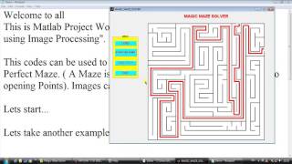 Magic Maze Solver (Game) using Image Processing in MATLAB