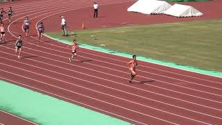 2019北九州市民選手権陸上競技大会4×100mリレー予選第2組