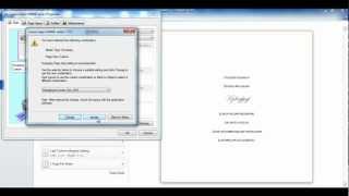 Custom Size Invitations using Word