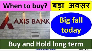 Why AXIS Bank Share price is falling (Latest News AXIS Bank)