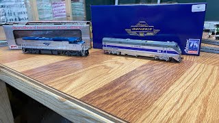 Amtrak Locomotives Review: Atlas Silver Series Dash 8-32BWH and Athearn Genesis P42DC