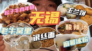 无锡一日游  玉兰饼太好吃了！！酸辣汤  打卡老牛窝里 松子牛肉年糕！黑豆腐  银丝面美味～吃饱饱