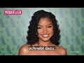 nach trennung halle bailey verzaubert in sexy glitzerkleid