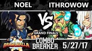 Combo Breaker 2017 Brawlhalla - FP | Noel (Koji) vs STDX | iThrowow (Bodvar, Yumiko) - GF