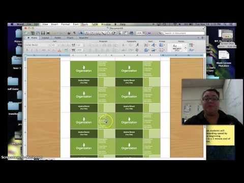 How to do a business card How to do a business card