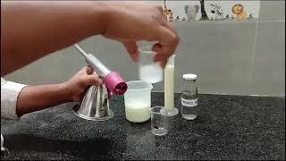 Alcohol Test Milk Quality Test Demonstration using Alcohol Gun